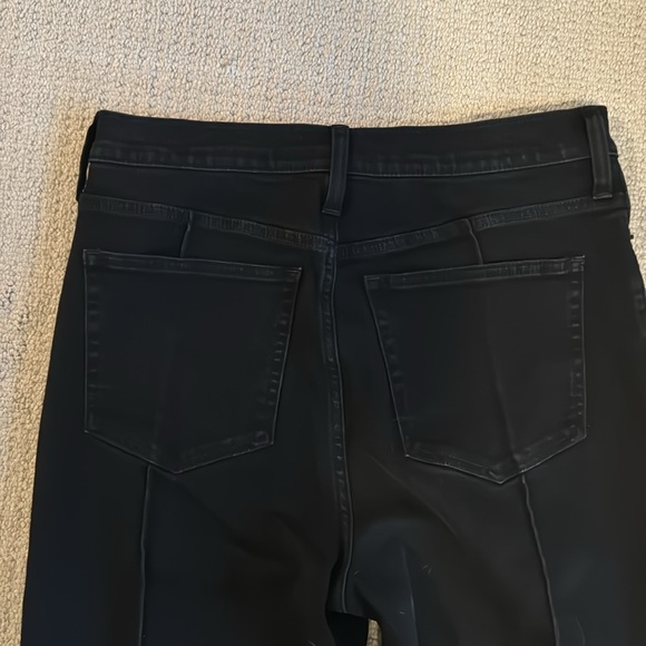 J crew pintuck trouser jeans, black, sz 31 - Picture 8 of 9